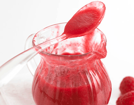 strawberry smoothie in jug - HRS